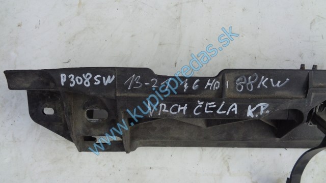 horná priečka na predné čelo na peugeot 308 T9, 9816603980